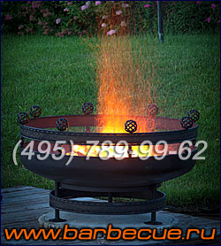 Кованая садовая чаша для огня от производителя по низкой цене с доставкой.  Садовые чаши для огня купить дешево